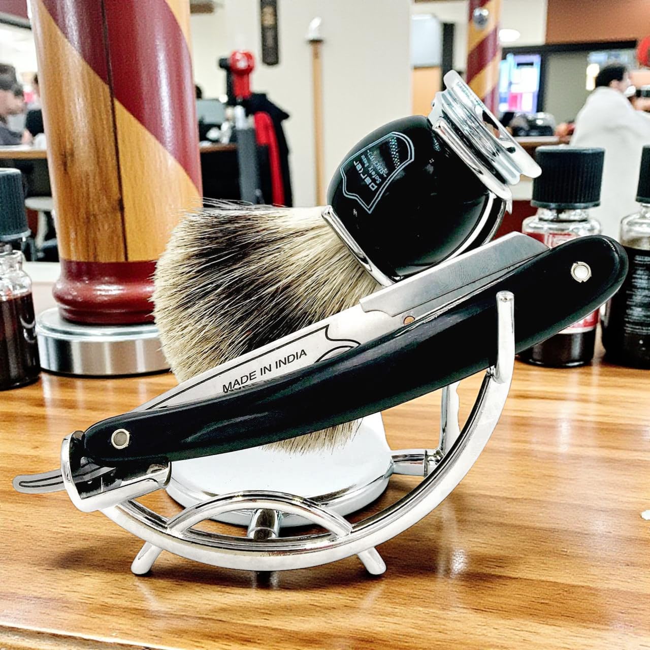 Amazon.com : Taconic Shave, Chrome Shave Stand for Straight